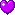 ハート:紫